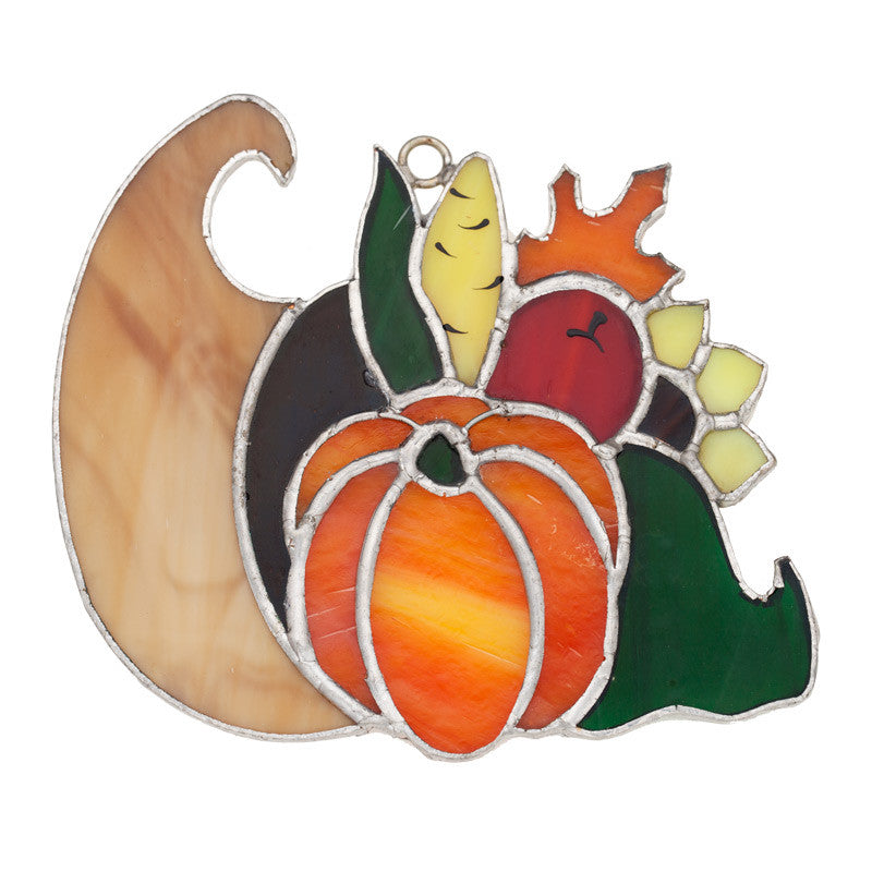 Glass Cover- Cornucopia (With Grapes or Green Leaf)