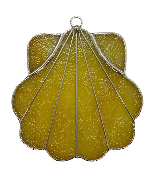 Glass Cover- Scallop Shell