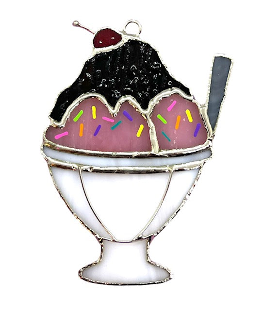 Glass Cover- Ice Cream Sundae
