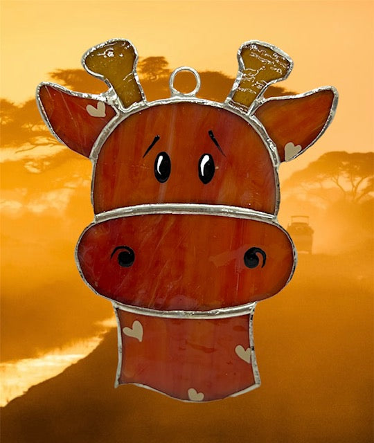 Glass Cover- Giraffe