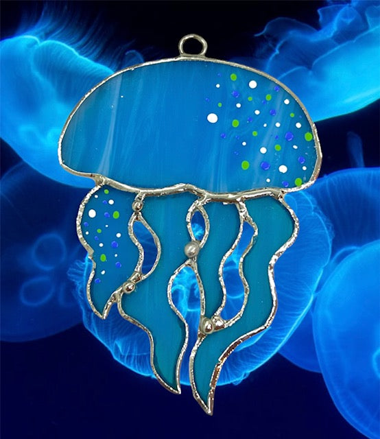 Glass Cover- Coastal JellyFish