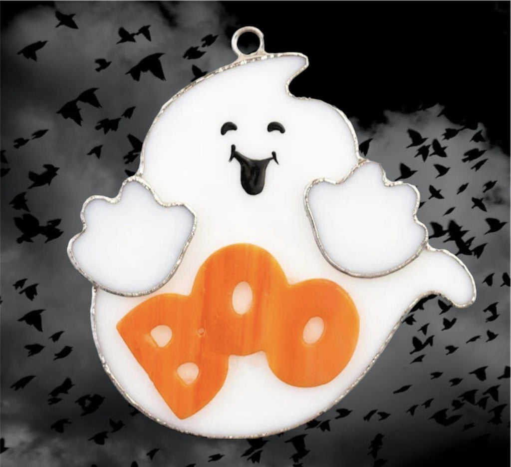 Glass Cover- BOO Ghost