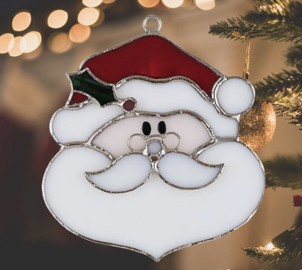 Glass Cover- Santa Claus