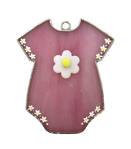 Glass Cover- Baby Girl Onesie