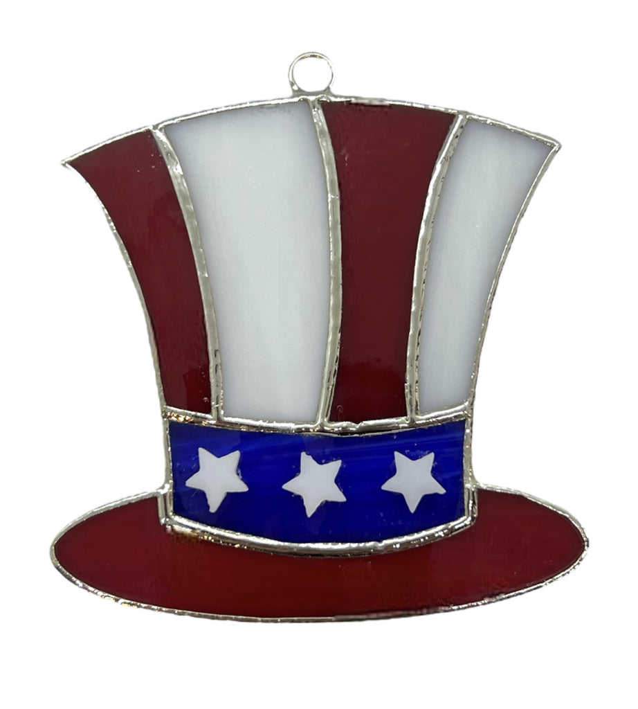Glass Cover- American Patriotic HAT