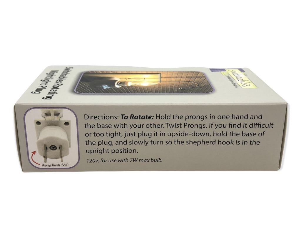 'Nightlight Plug' Rotating Base WHITE