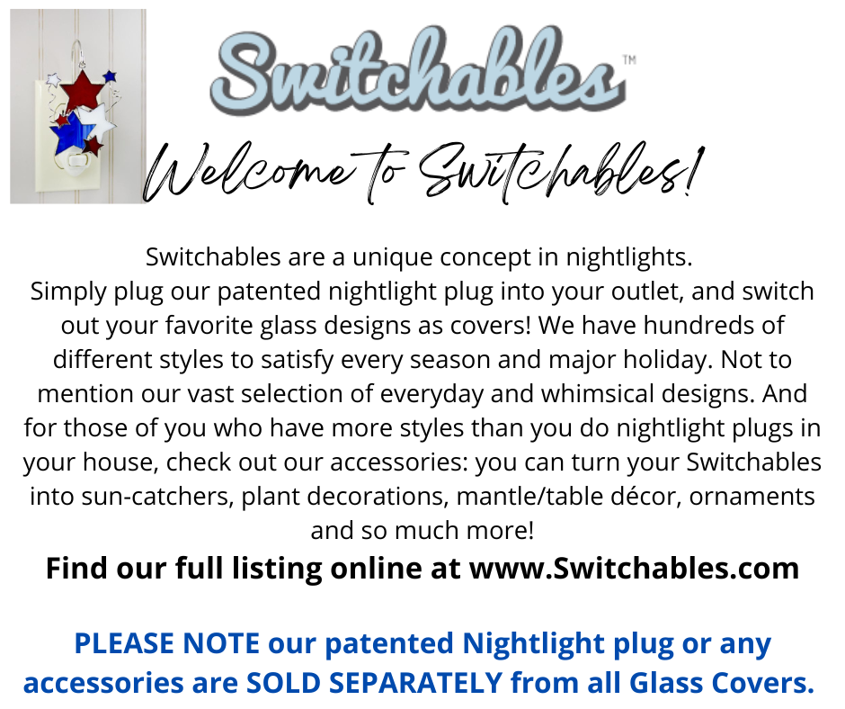 Glass Cover- USA BLUE