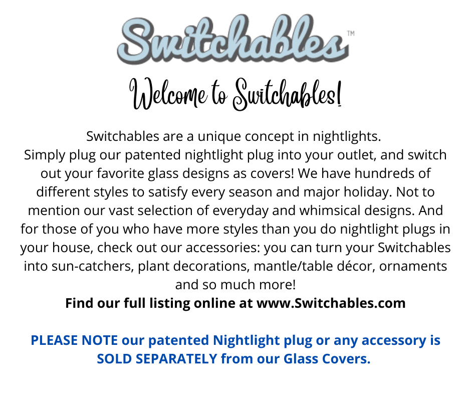 Glass Cover- Holiday Light Bulbs