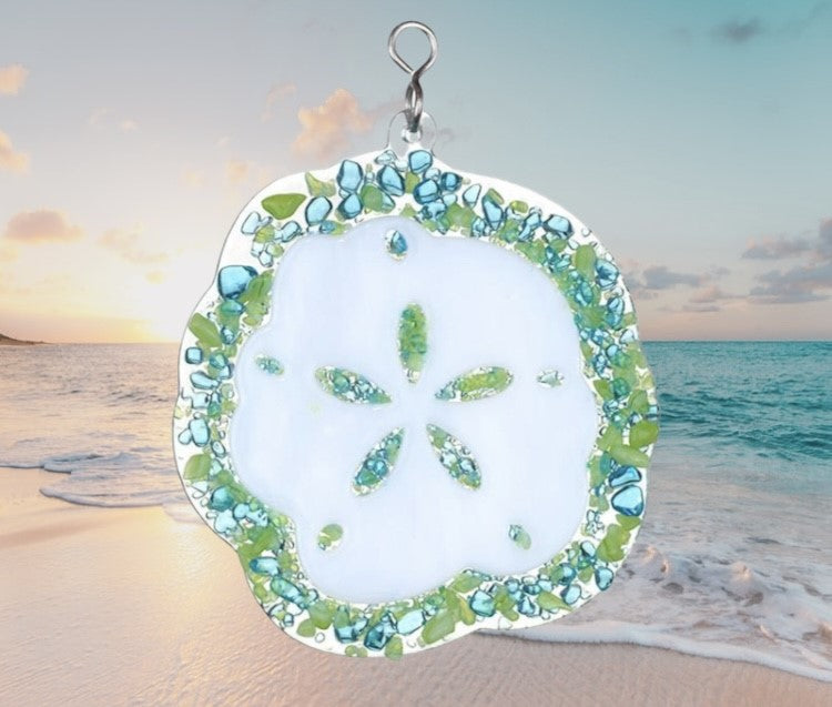 Glass Cover- Coastal Sand Dollar