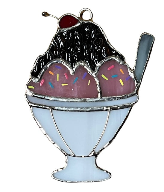 Glass Cover- Ice Cream Sundae