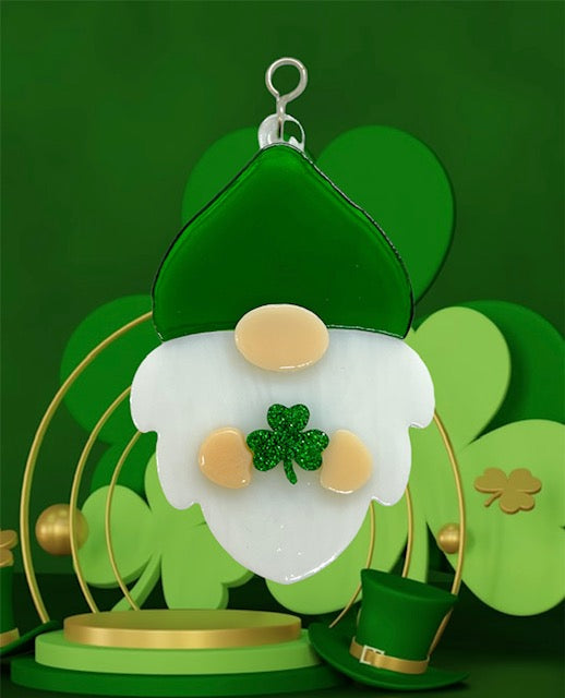 Glass Cover- Gnome / Shamrock