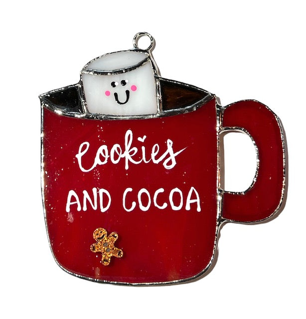 Glass Cover- Hot Cocoa Mugs