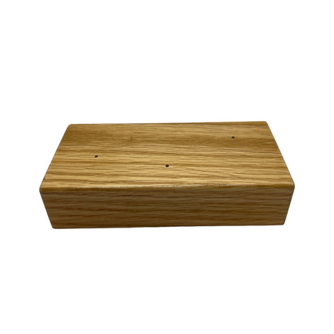 Wooden 3 hole Rectangle Stand