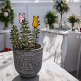 Holiday Mini Plant Stake- Easter Pink PEEP