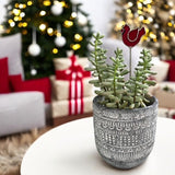 Holiday Mini Plant Stake- Cardinal