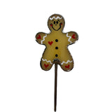 Holiday Mini Plant Stake-Gingerbread Man