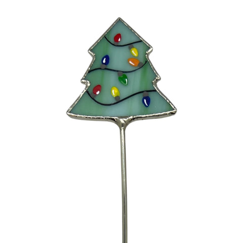 Holiday Mini Plant Stake- Christmas Tree