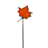 Mini Plant Stake- Maple Leaf ORANGE