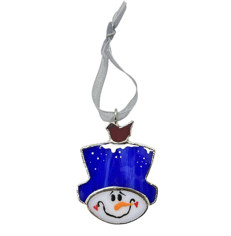 Swittle- Snowman with Cardinal Ornament