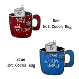 Glass Cover- Hot Cocoa Mugs