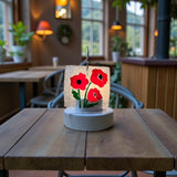 Glass Cover- Poppies