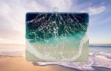 Glass Cover- Beach Wave Rectangle/ Sand dollar