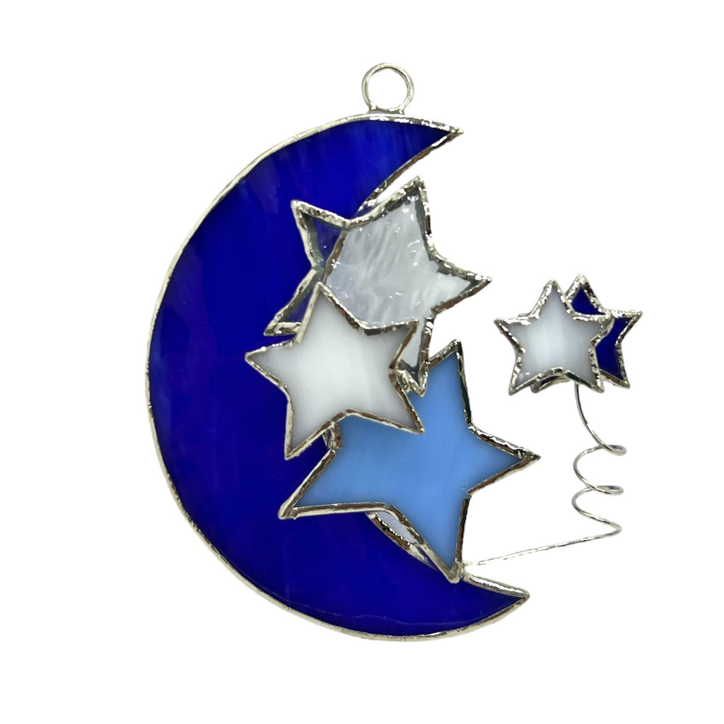 Glass Cover- Celestial Moon and Stars