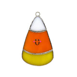 Glass Cover- Candy Corn
