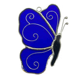 Glass Cover- Butterfly / Blue