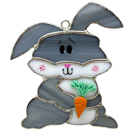 Glass Cover- Easter Rabbit