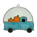 Glass Cover- Fall Truck BLUE