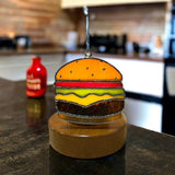 Glass Cover- Cheeseburger