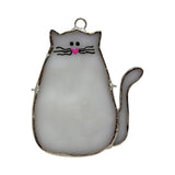 Glass Cover- Cat with 3 Interchangeable Seasonal Swags (Coming Soon)