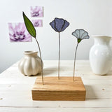 Wooden 3 hole Rectangle Stand