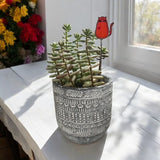 Holiday Mini Plant Stake- Orange Cat