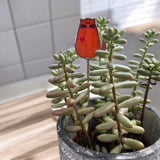 Holiday Mini Plant Stake- Orange Cat