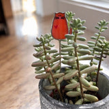 Holiday Mini Plant Stake- Orange Cat