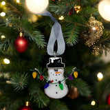 Swittle Snowman- Christmas Snowman (Black Winter Hat)