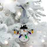 Swittle Snowman- Christmas Snowman (Black Winter Hat)