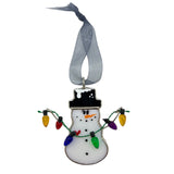 Swittle Snowman- Christmas Snowman (Black Winter Hat)