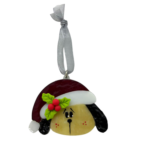 Swittle: Christmas Dog Ornament / Santa PAWS