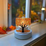 Glass Cover- Fall Tree
