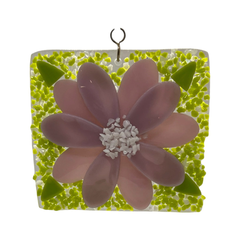 Glass Cover- Fused Flower (Mauve/Lavender) (Coming Soon)