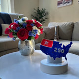 Glass Cover- USA BLUE 250th *Limited Design*
