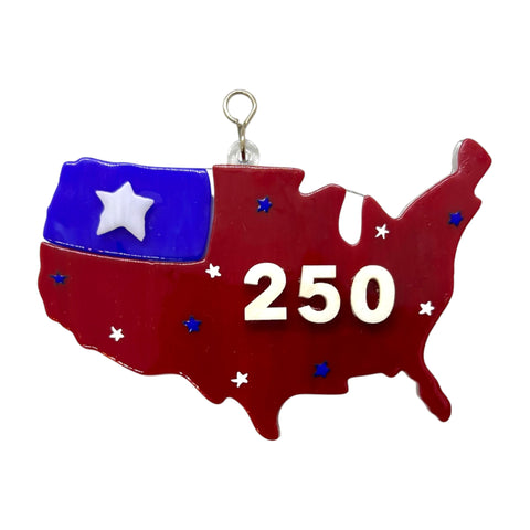 Glass Cover- USA RED 250th *Limited Design*