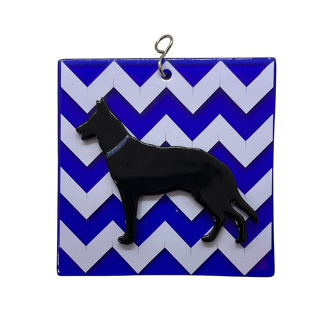 Glass Cover- Dog, Shephard