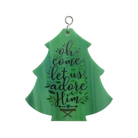 Glass Cover- Come Let Us Adore Him