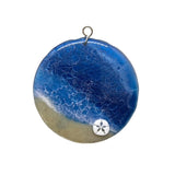 Glass Cover- Beach Wave Circle/ Sharks / Sanddollar