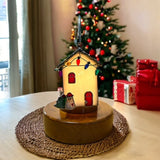 Glass Cover- Christmas House 3-D