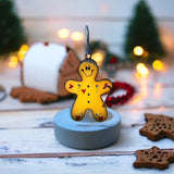 Glass Cover- Gingerbread Man